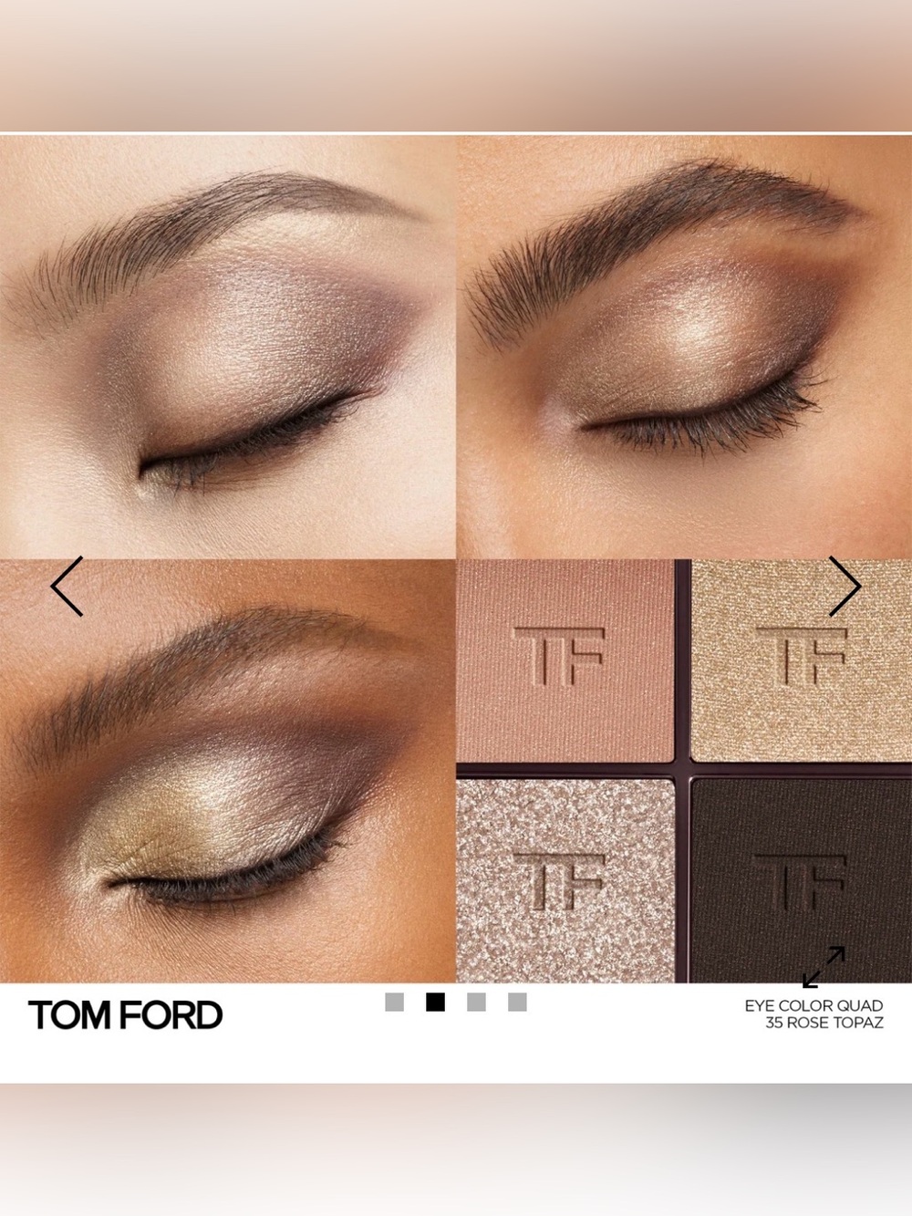 Tom Ford Runway Eye Color Quad Eyeshadow — Rose Topaz - Picture 2 of 7